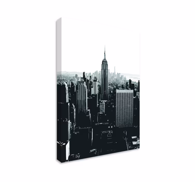 Leinwandbild empire state perspektive - TenStickers