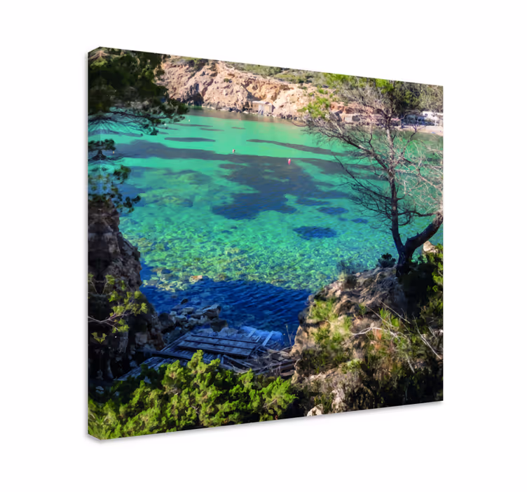 Wandbilder landschaft ruhige ozeanische landschaft - TenStickers