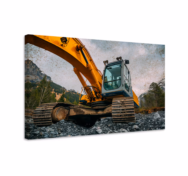 Leinwandbild sport maschinenbau exzellenz - TenStickers