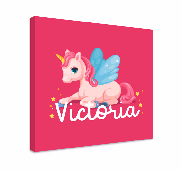 Einhorn wandbild süßes fantasiewesen - TenStickers