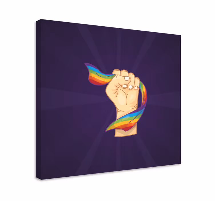 Wandbilder sprüche mit stolz faust symbol - TenStickers
