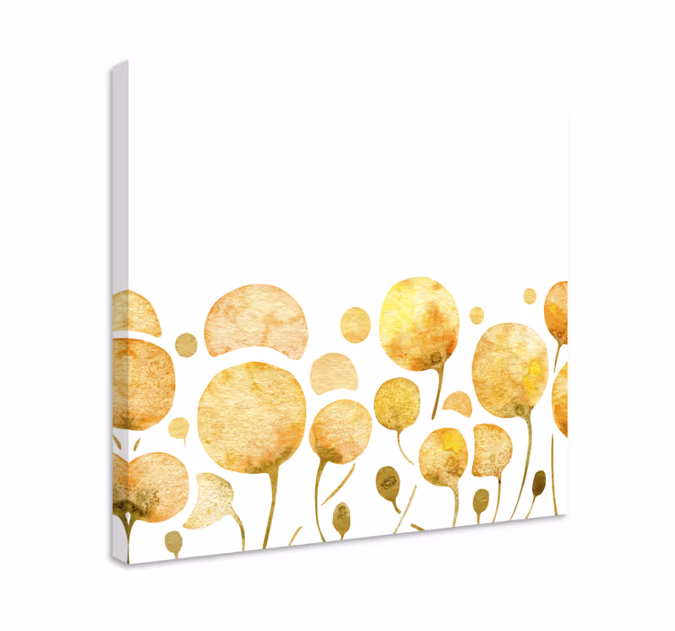 Leinwandbild sonnige blumenblüten - TenStickers