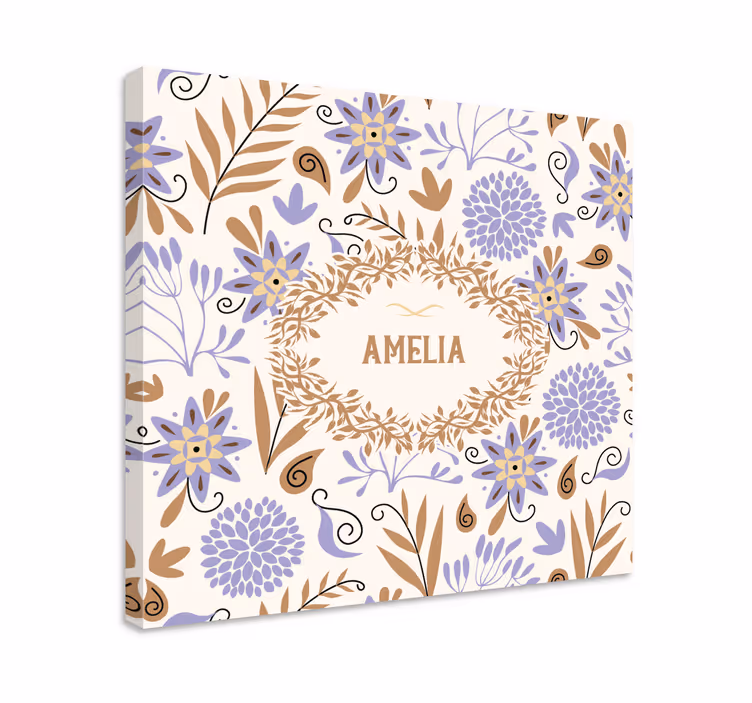 Leinwandbild im floralen blütendesign - TenStickers