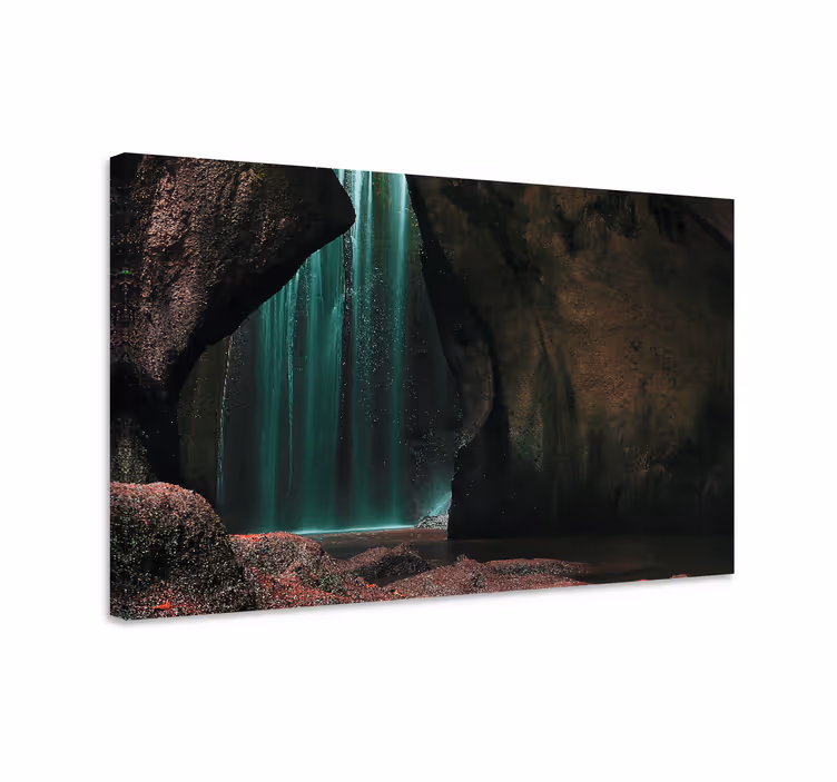 Wandbilder Landschaft mystische wasserfallszene - TenStickers