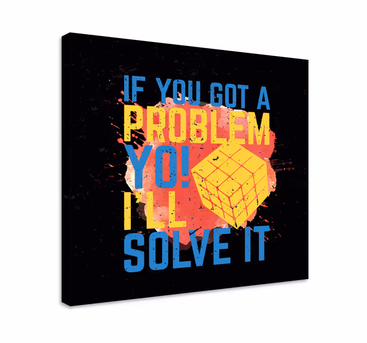 Wandbilder sprüche rubik's würfel zitat - TenStickers