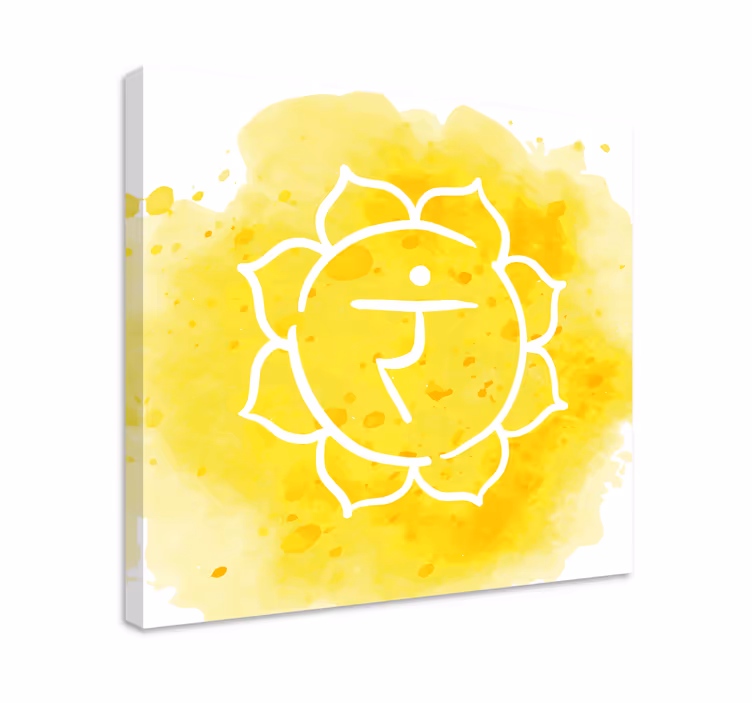 Zen bilder leinwand mit chakra symbol - TenStickers