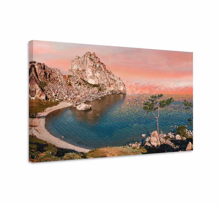 Wandbilder landschaft küstensteinstruktur - TenStickers