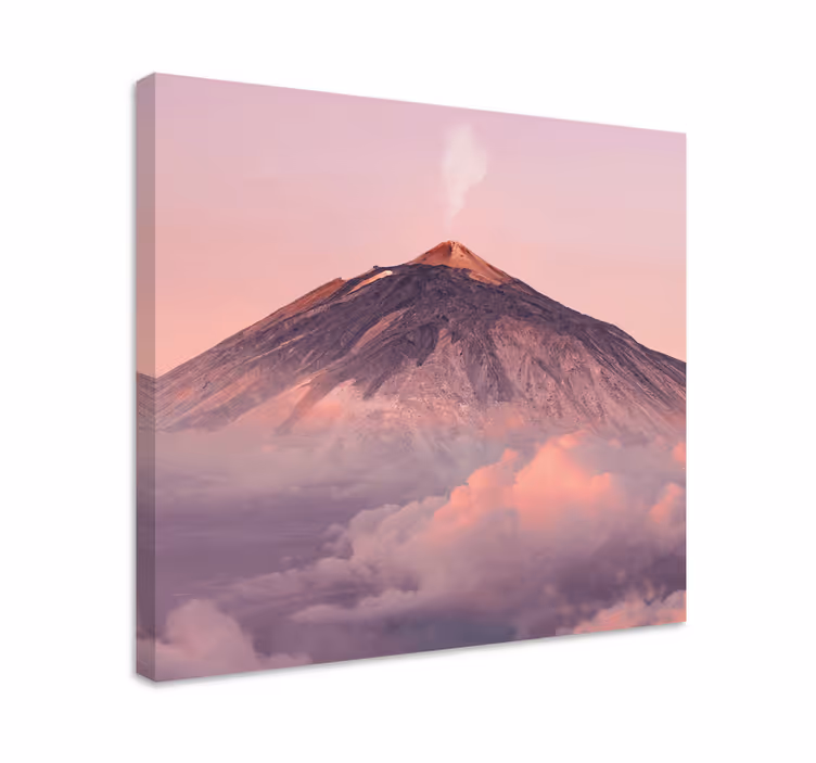 Wandbilder Landschaft aktiver vulkanausbruch - TenStickers