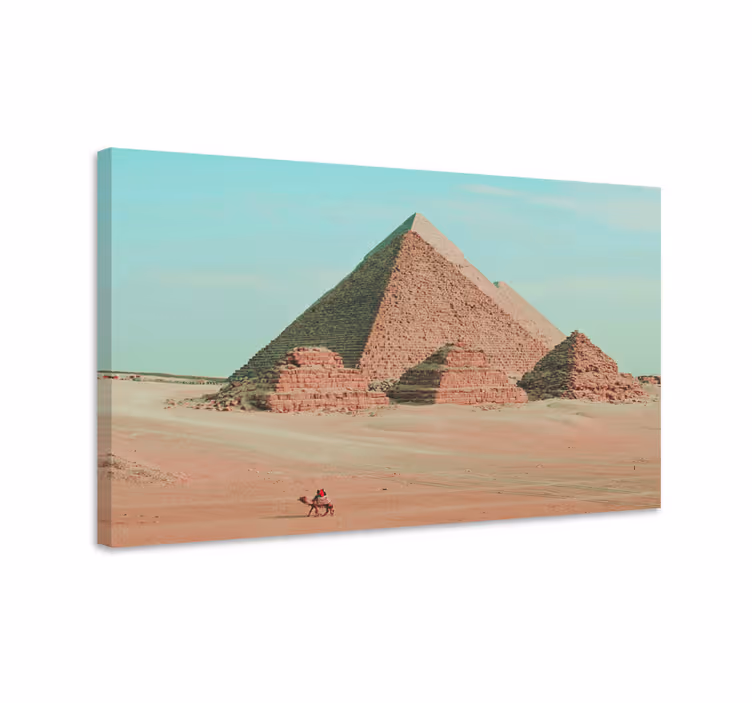 Leinwandbild pyramiden von gizeh - TenStickers