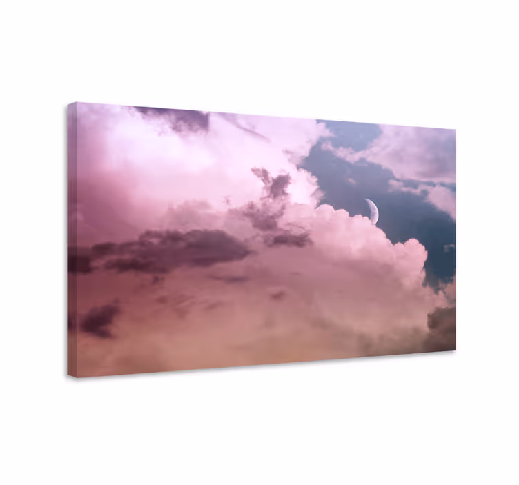 Wandbilder landschaft traumhafte wolkennacht - TenStickers