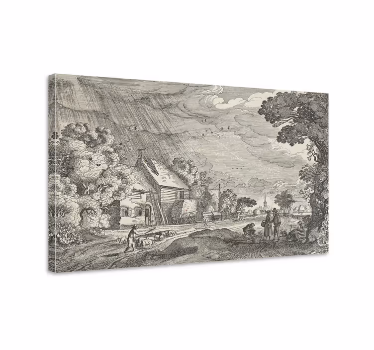 Wandbilder Landschaft ländliche szene ruhe - TenStickers