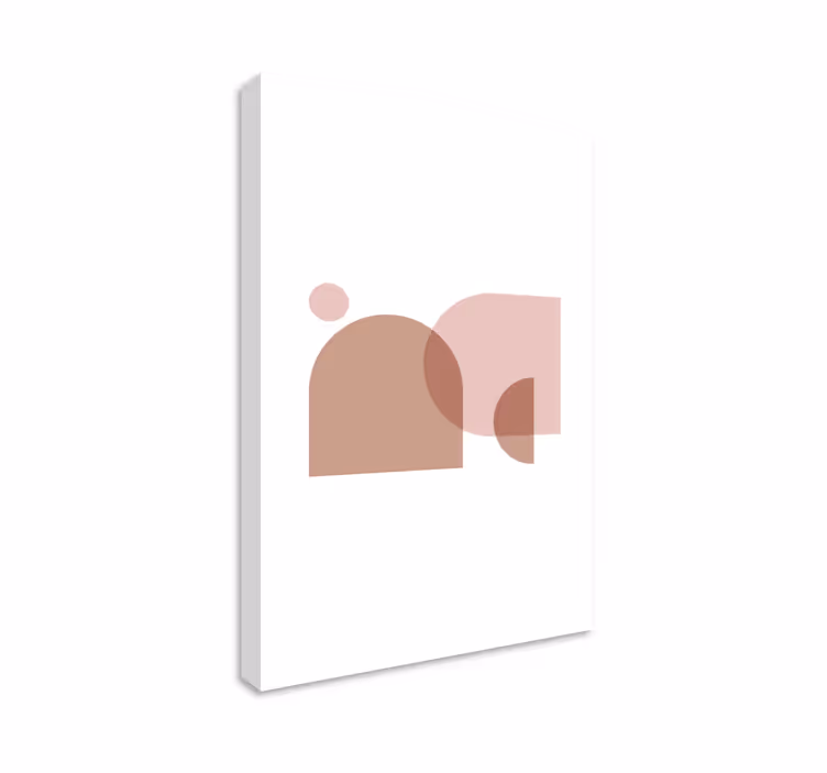 Geometrische wandbilder minimalistische abstrakte formen - TenStickers