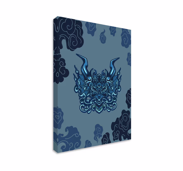 Mandala wandbilder drachen inspiriert - TenStickers