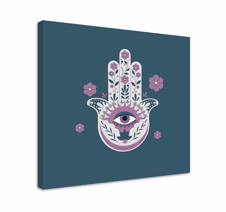 Buddha bilder leinwand hand mit auge - TenStickers
