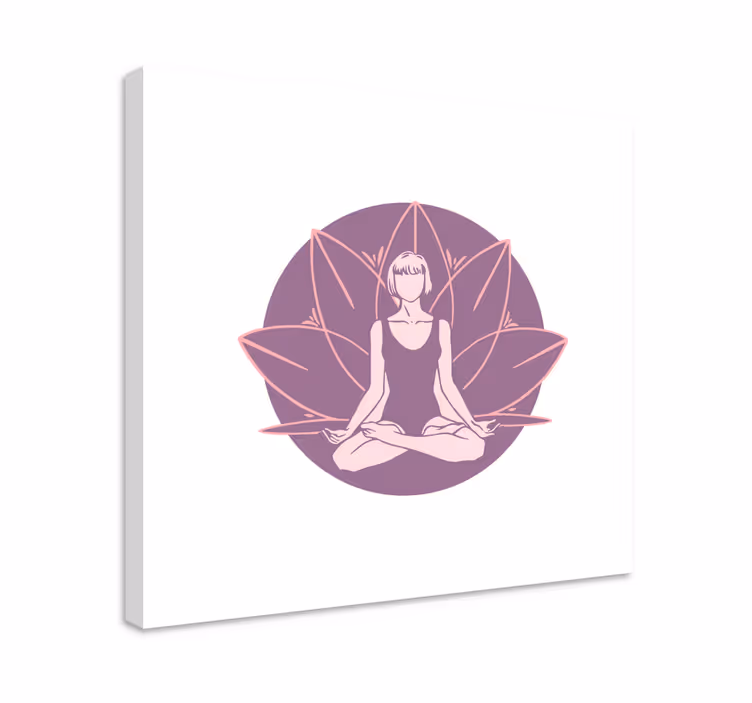 Zen bilder leinwand gelassenheitspose - TenStickers