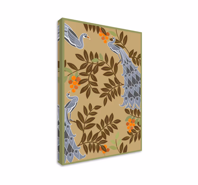 Leinwandbild elegantes vogeldesign - TenStickers