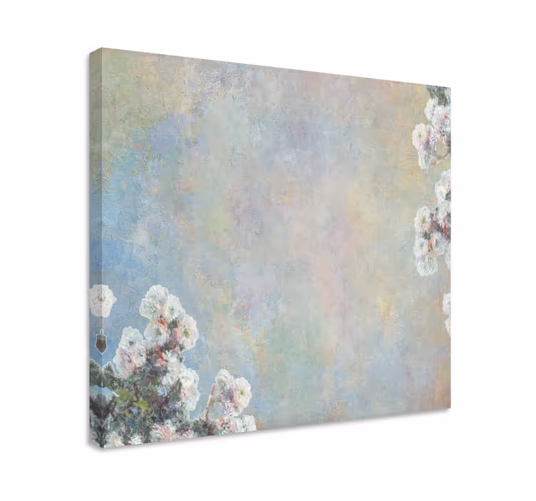 Leinwandbild zarte blumen inspiration - TenStickers