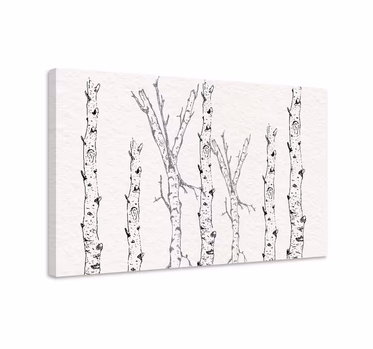 Wandbild Baum minimalistische muster - TenStickers