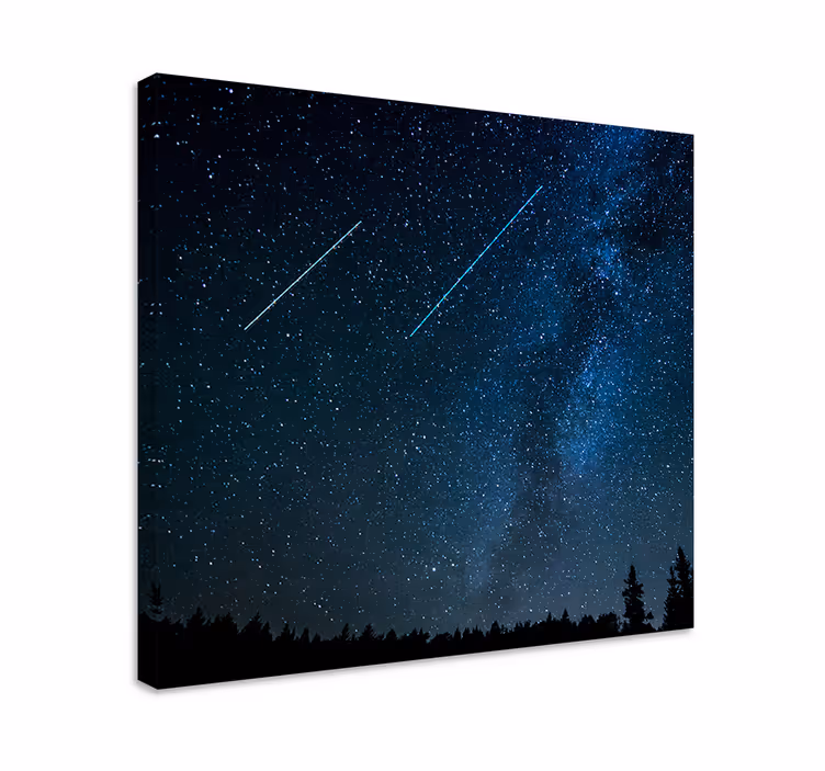 Wandbilder landschaft abendhimmel der sterne - TenStickers