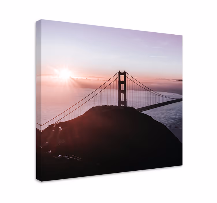 Leinwandbild golden gate brücke - TenStickers