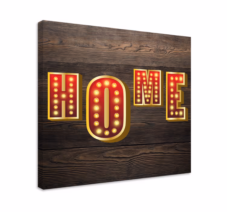 Wandbilder sprüche mit lichtsignalen für zuhause - TenStickers