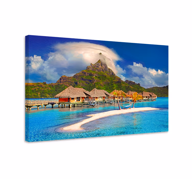Wandbilder landschaft tropisches inselparadies - TenStickers