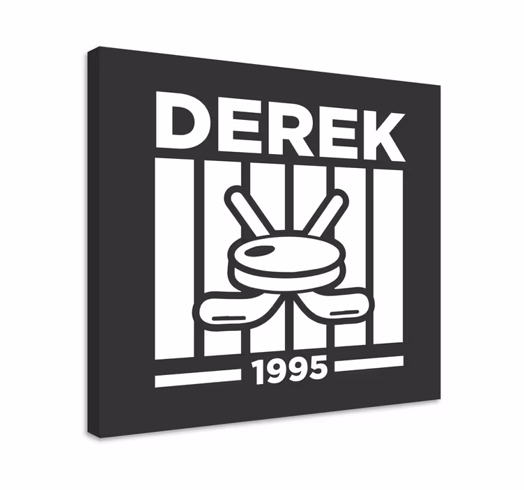Leinwandbild personalisiert Eishockey - TenStickers