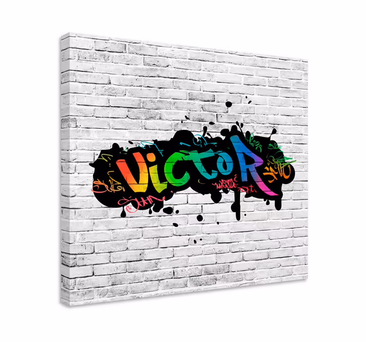 Wandbild Schlafzimmer mit Namen - TenStickers