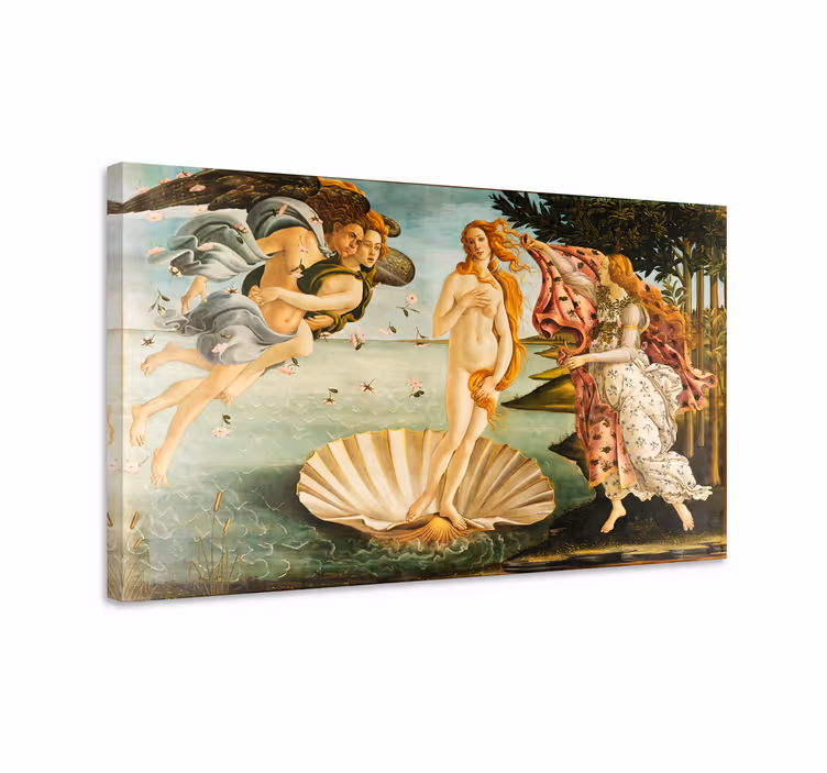 Kunst auf Leinwand die Geburt der Venus - TenStickers