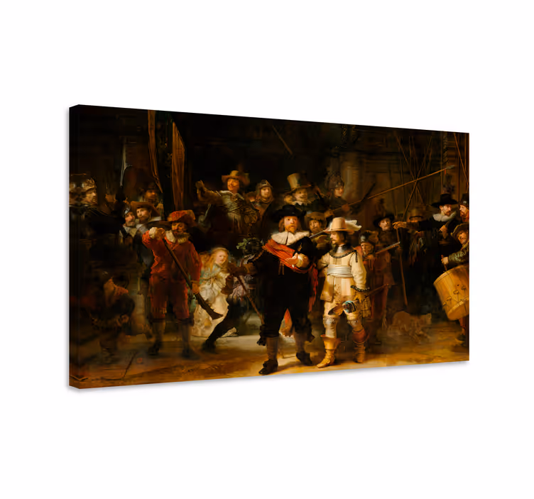 Kunst auf Leinwand Rembrandt Nachtwacht - TenStickers