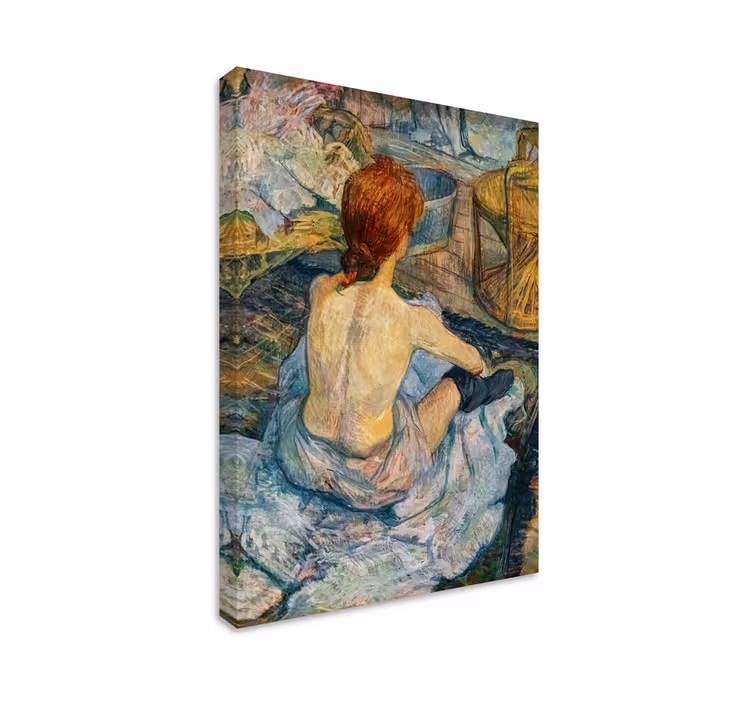 Kunst auf Leinwand "La Toilette"  - TenStickers