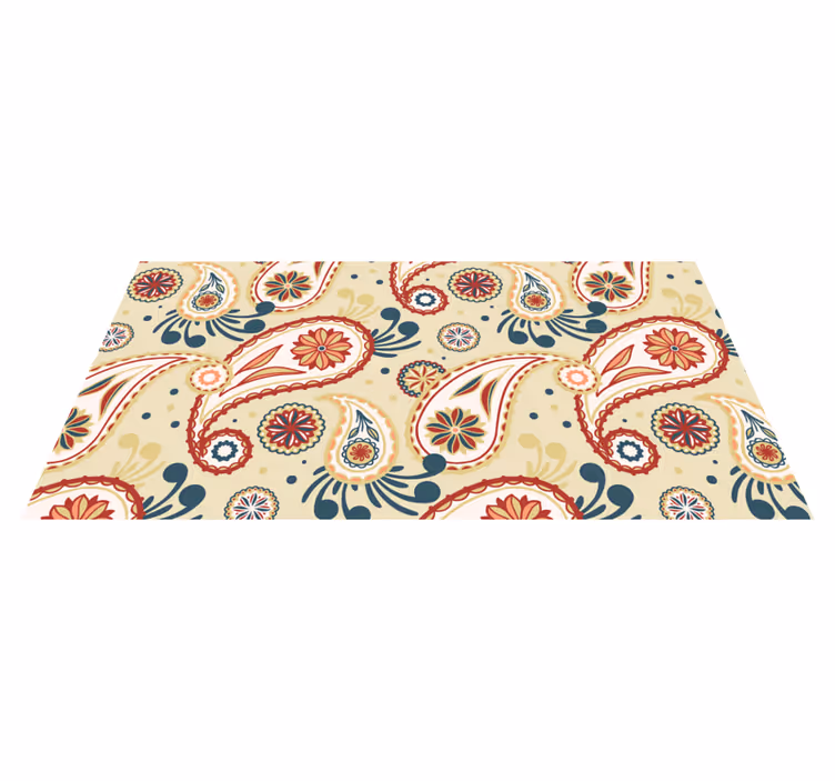Vinyl Teppich Bad bunte wassertropfen - TenStickers