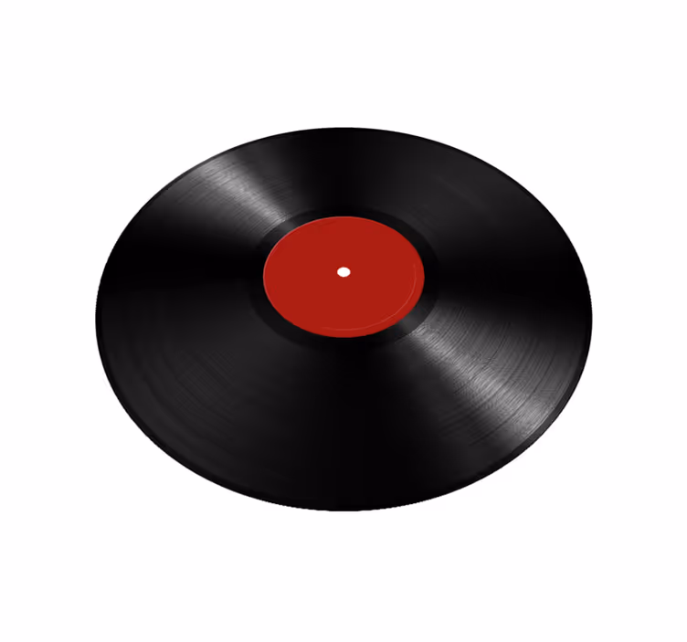 Vinyl Teppich Esszimmer große vinyl-schallplatte - TenStickers