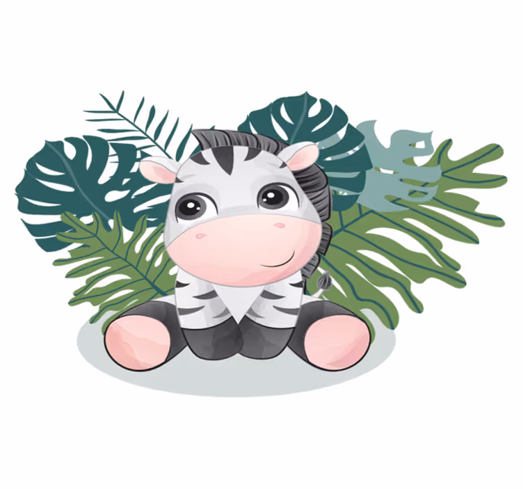 Vinyl teppich tiere afrika zebra - TenStickers