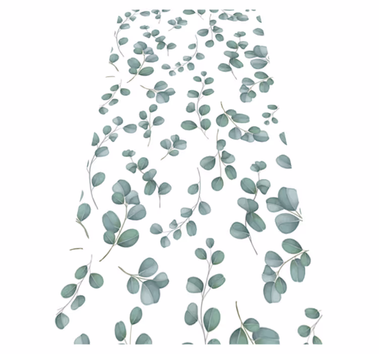Vinyl teppich blumen elegantes nahtloses aquarellmuster - TenStickers
