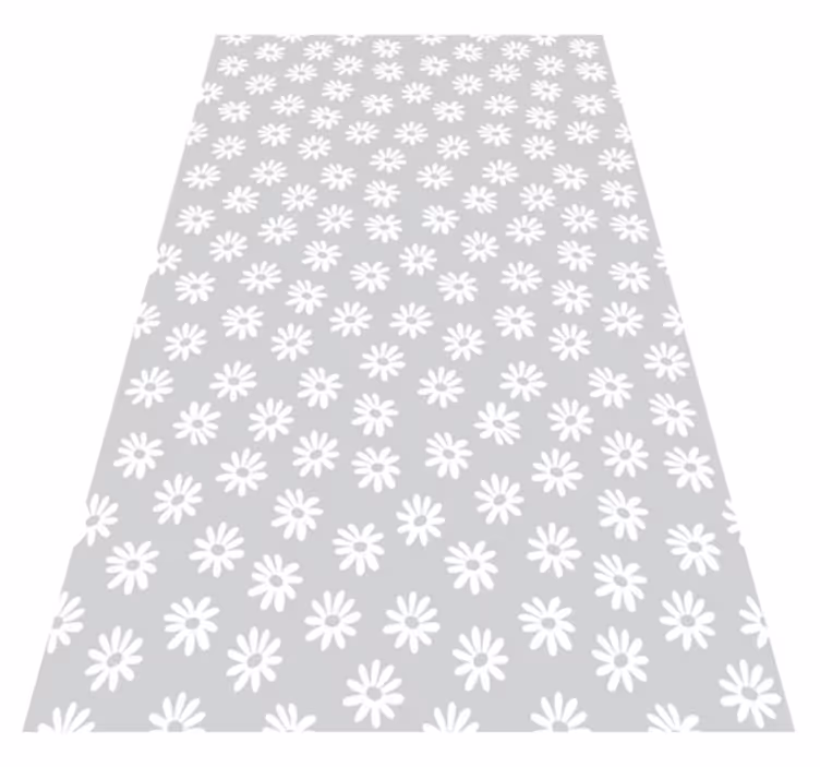 Vinyl teppich blumen fensterblick - TenStickers