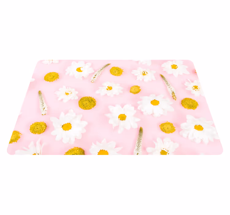 Vinyl teppich blumen in bunten farben - TenStickers