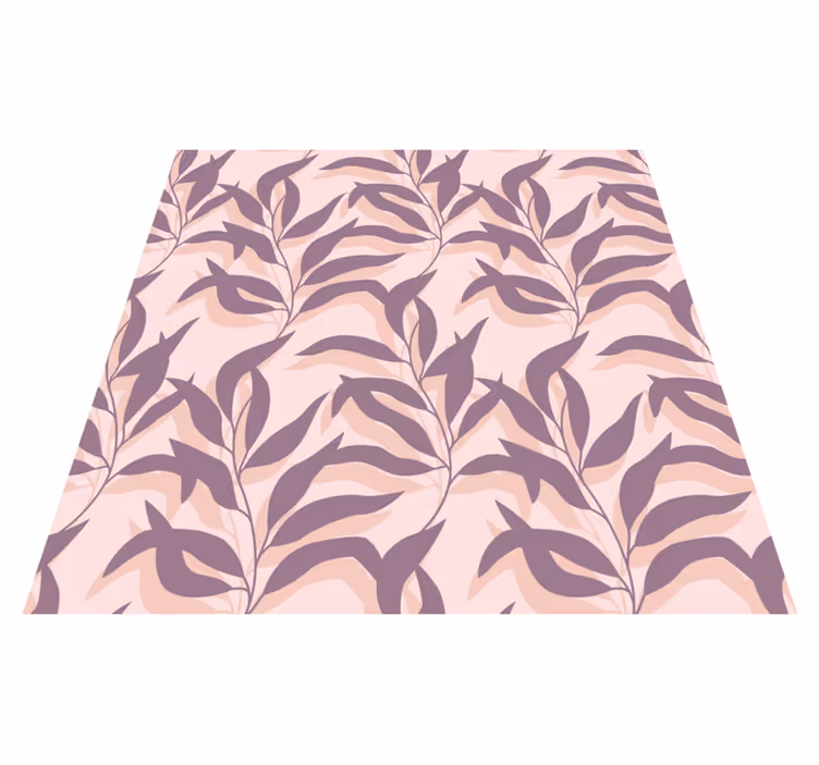 Vinyl teppich blumen palma tropical blush design - TenStickers