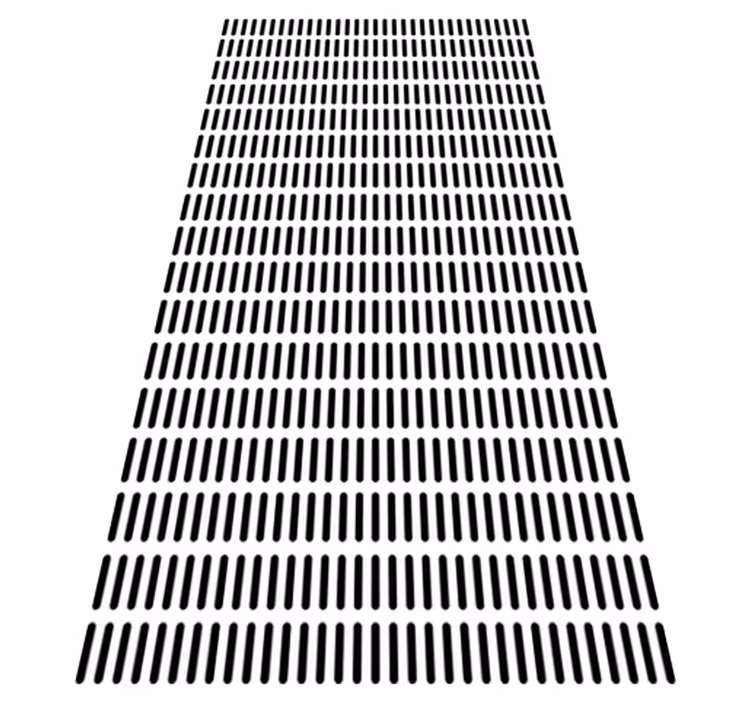 Vinyl teppich bad mit minimalistischen linien - TenStickers