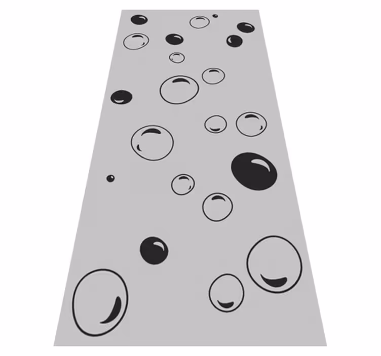 Vinyl teppich bad mit blasen dusche - TenStickers