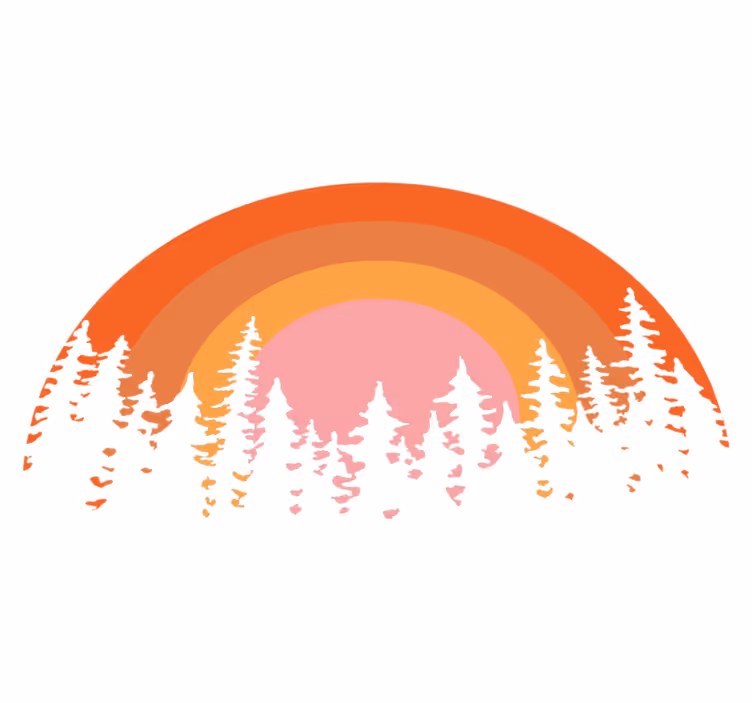 Vinyl teppich natur vintage sonne - TenStickers