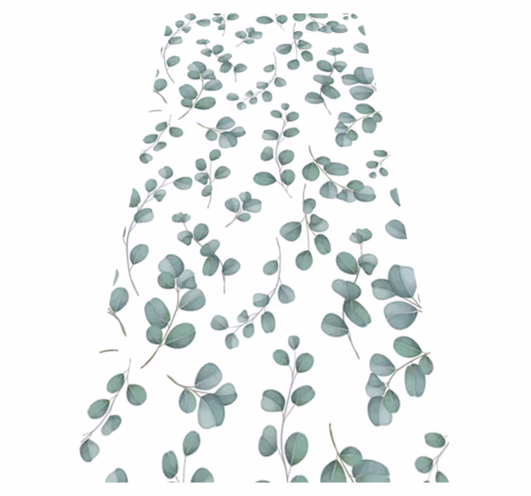 Vinyl teppich schlafzimmer elegantes nahtloses blumenmuster - TenStickers