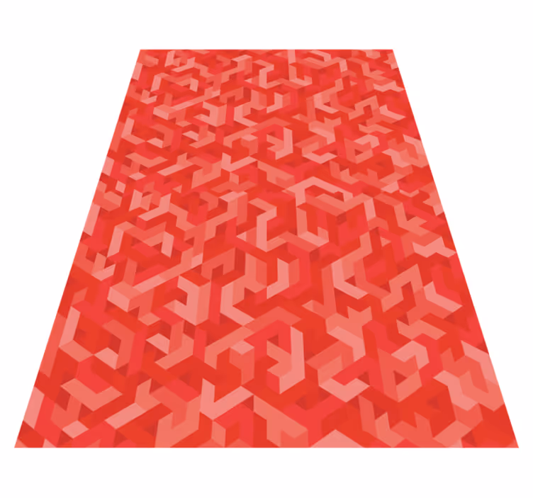 Vinyl teppich geometrisch komplexe muster - TenStickers