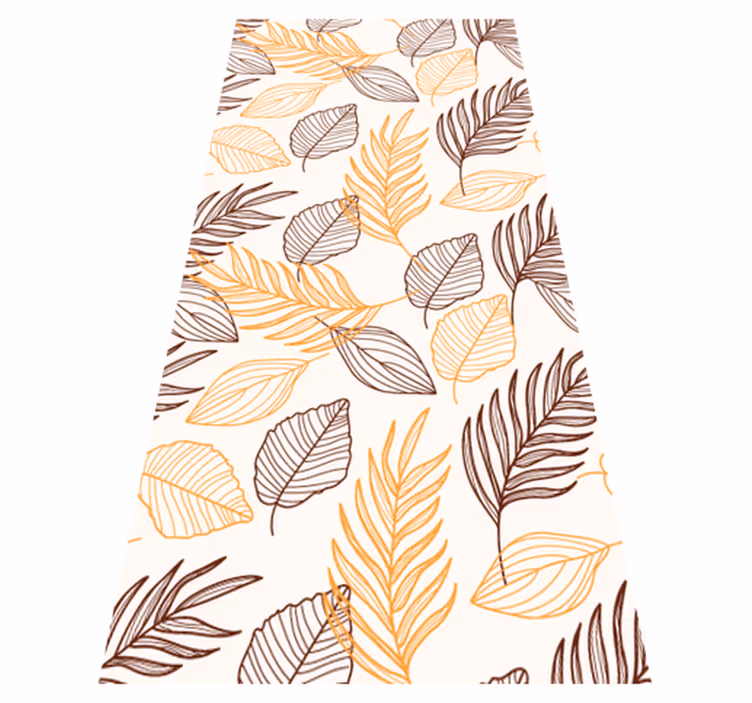 Vinyl teppich bad mit goldenem getreide-design - TenStickers