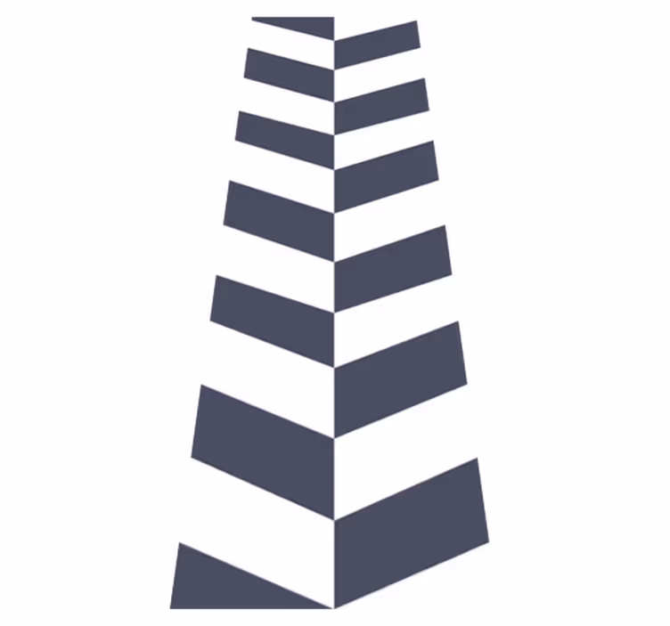 Vinyl teppich bad mit navyblauem streifenmuster - TenStickers