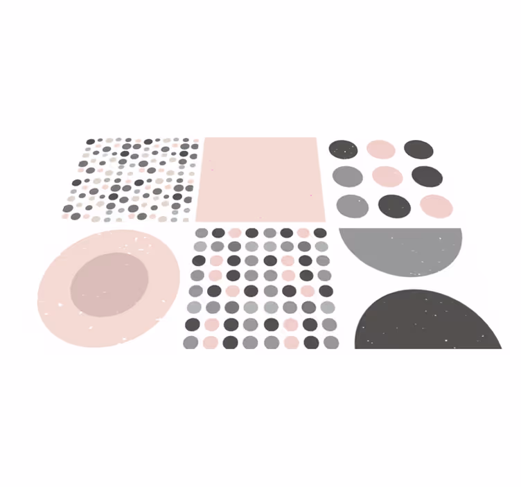 Vinyl teppich bad scandinavian rebekka fliesen - TenStickers