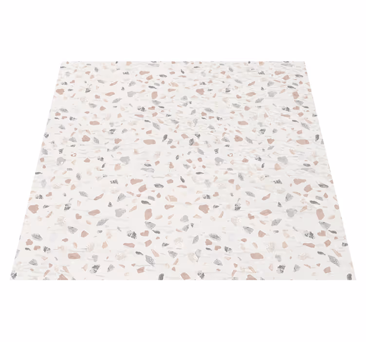 Vinyl teppich küche mit terrazzo-optik - TenStickers