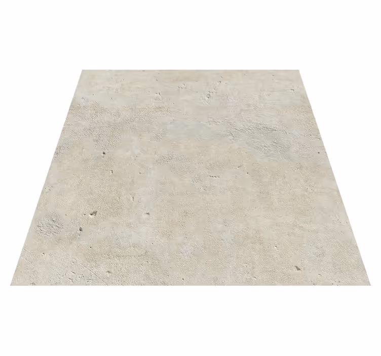 Vinyl teppich küche in creme steinfarben - TenStickers