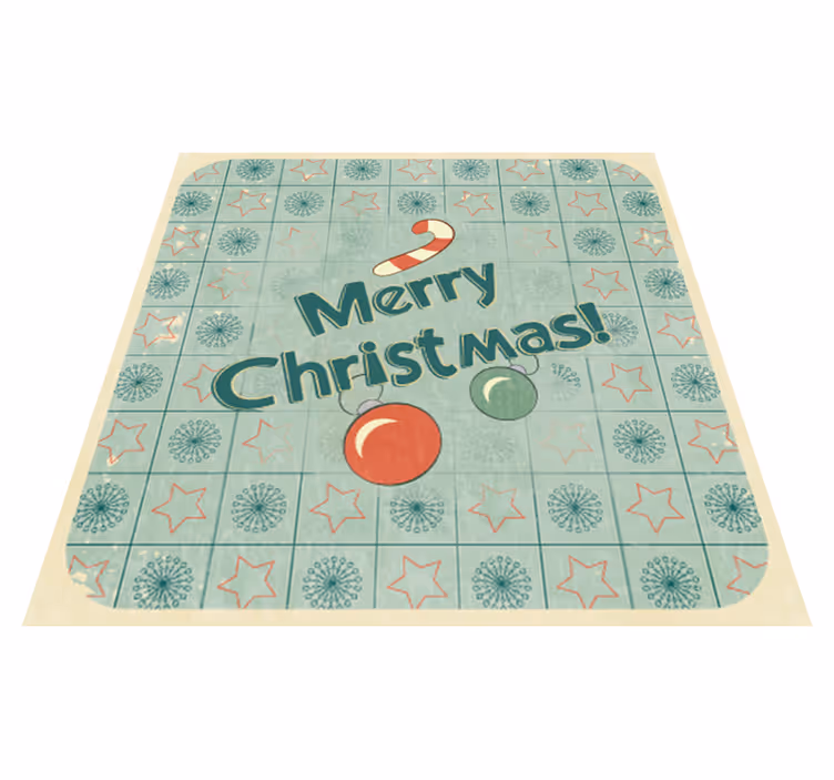 Vinyl teppich schlafzimmer weihnachtsdeko schild - TenStickers