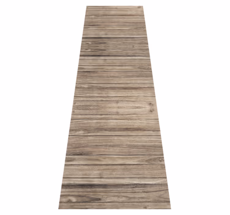 Vinyl teppich büro graue rustikale holzplanken - TenStickers
